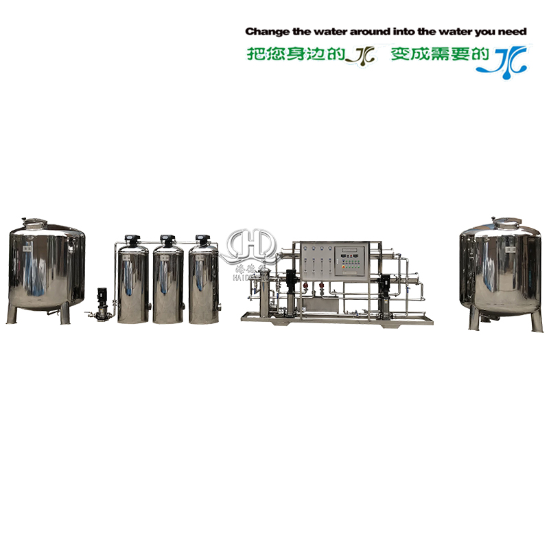 HDNRO-Model 2000 two-stage reverse osmosis water purification equipment with softening