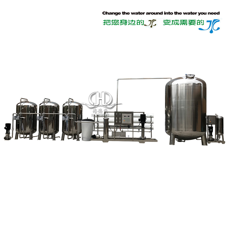 Hdnro-10000 pure water equipment with softening reverse osmosis with frequency conversion and constant pressure water supply system