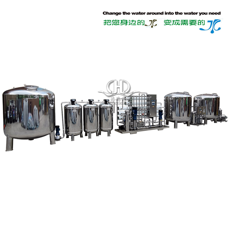 Hdnro-5000 automatic belt softening secondary reverse osmosis +EDI vehicle urea ultrapure deionized water system