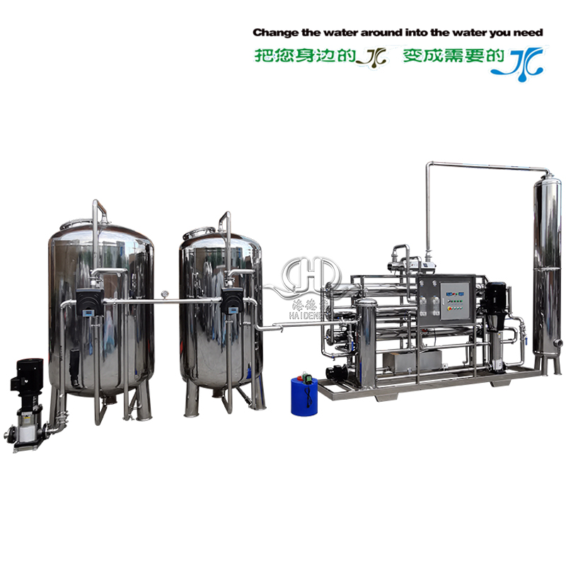 Hdnro-10000 automatic reverse osmosis pure water system (with stainless steel membrane shell of ozone mixing tower)