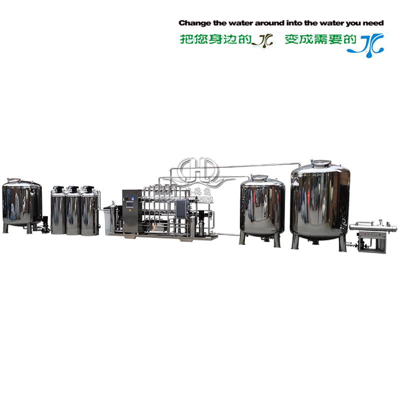 Hdnro-2000 automatic belt softening secondary reverse osmosis +EDI superpure deionized water system