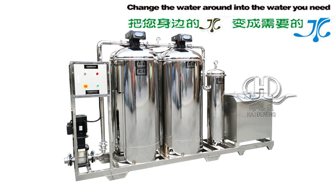 Full automatic rural integrated water purification system with output of 10 tons per hour